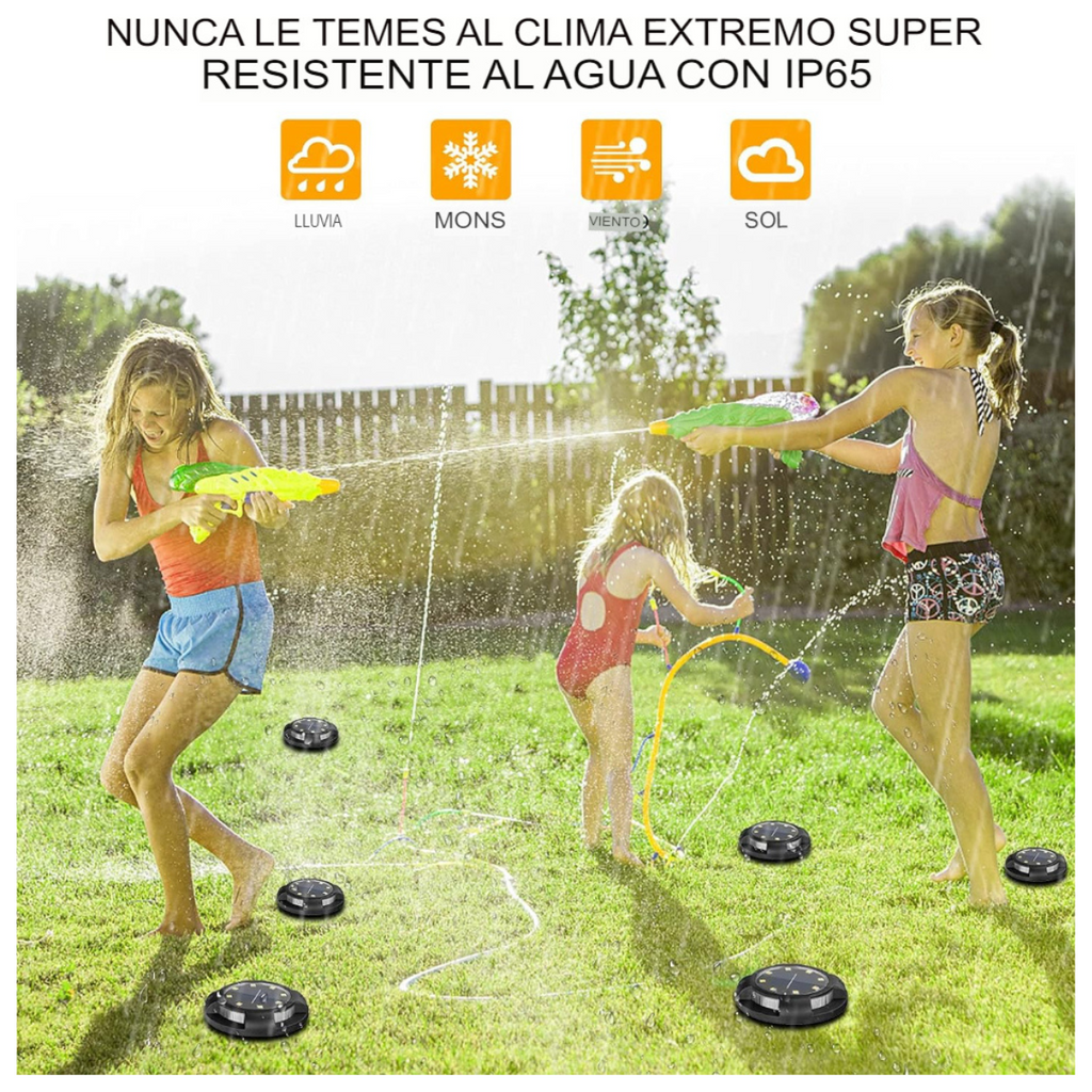 Paquete 4 Estacas Solares Jardineros