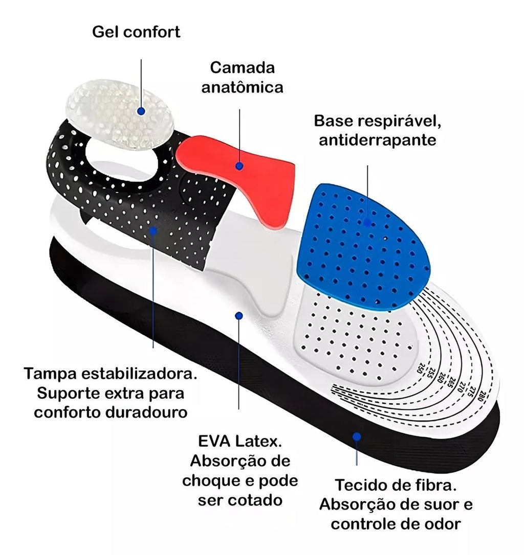 FX - Plantilla Ajustable deportiva