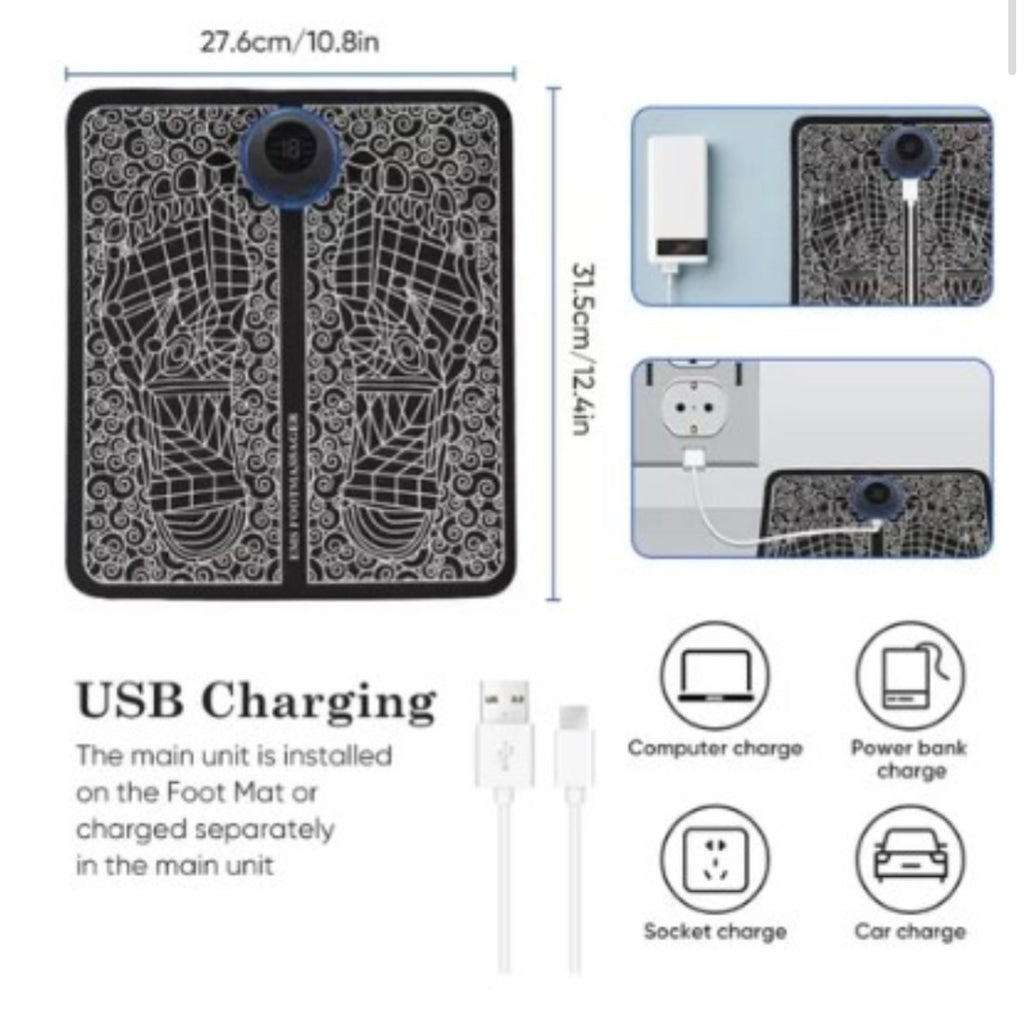 Masajeador de pies eléctrico portátilUSB